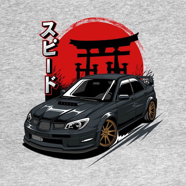 Subaru STI Black by cturs